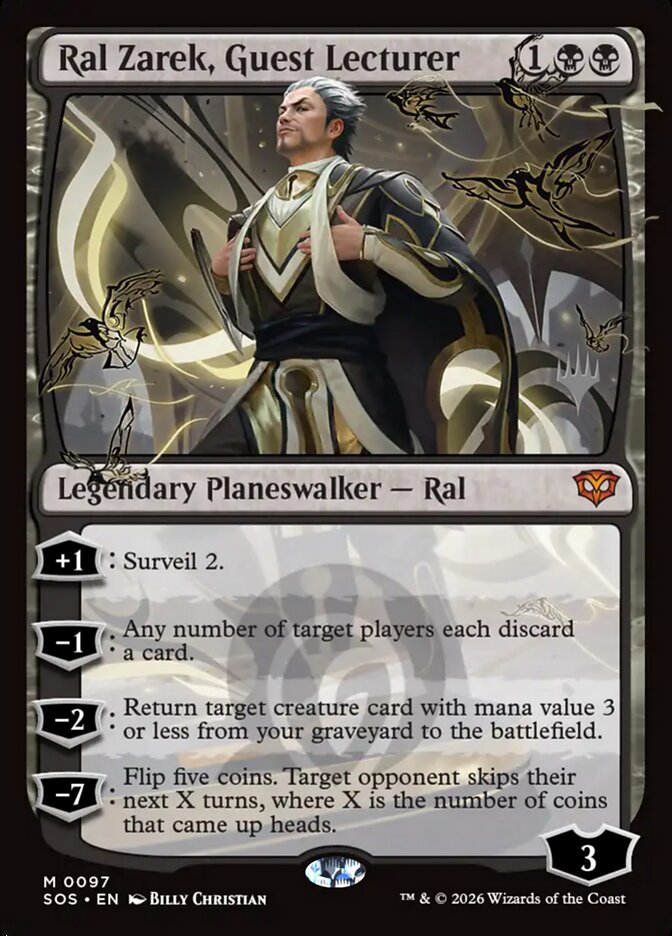 Ral Zarek, Guest Lecturer
