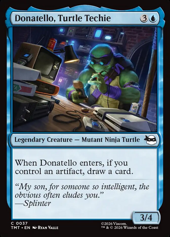 Donatello, Turtle Techie